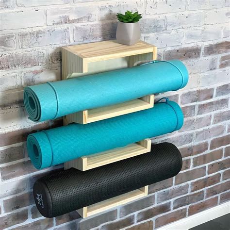 yoga mat holder wall mounted handmade wood yoga mat rack yoga mat holder yoga mat rack yoga