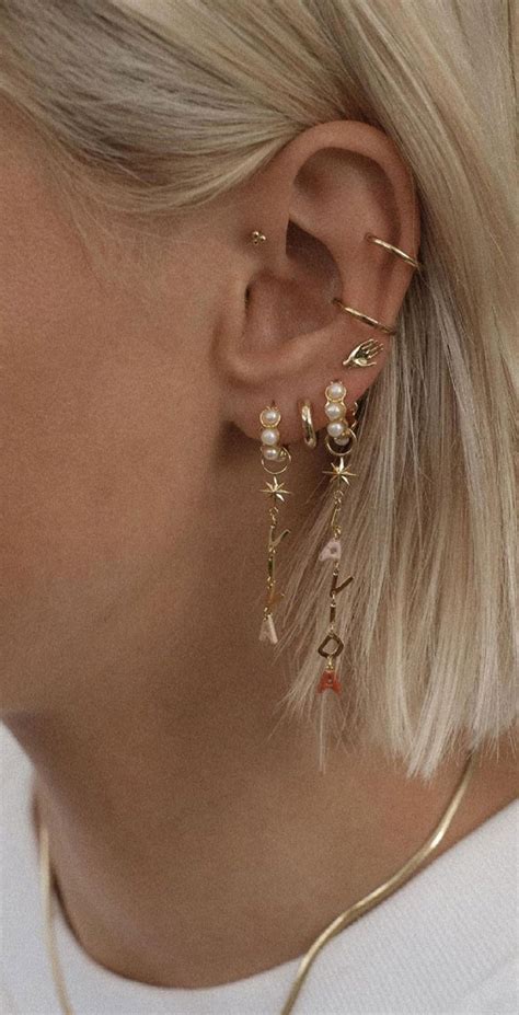 bobo hoop stack  curated ear piercing trend   fab mood