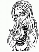 Monster High Coloring Pages Dolls Ghoulia Yelps Wishes Rzr Color Printable Library Clipart Getcolorings Drawing Printing Getdrawings Choose Board sketch template