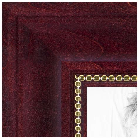 arttoframes   cherry picture frame  red wood poster frame  great   art