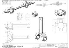 idees de plans piece mecanique en  dessin technique dessins industriels dessin
