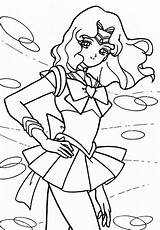 Neptune Sailor Moon Coloring Pages Kids セーラー 塗り絵 Drawing Colouring ぬりえ 保存 Getdrawings サターン Printable sketch template