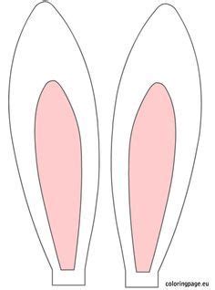 easter rabbit ears coloring page easter bunny template easter