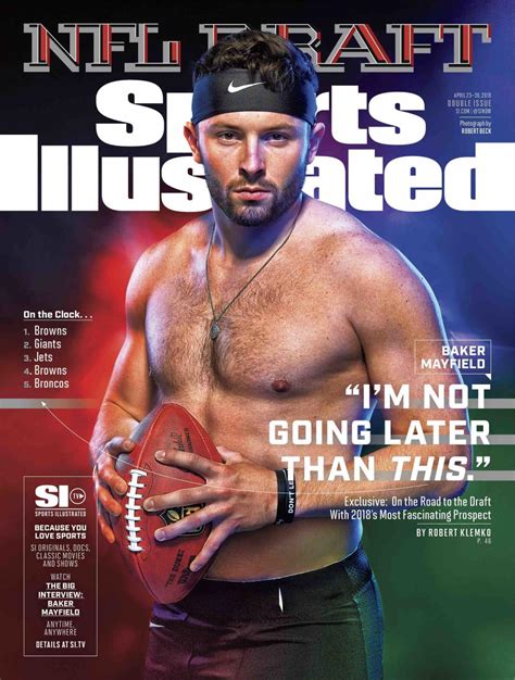 Baker Mayfield Appears Shirtless On Cover Of Sports