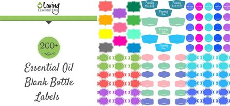 200 Free Essential Oil Labels You Can Print Up For Your