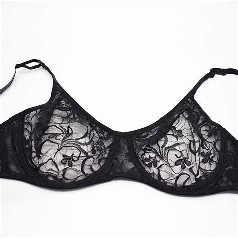 Sissy Bras Sexy Lace Mens Brassiere Flat Chested Plus Size Bralette