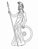 Athena Goddess Colorir Mythologie Deusa Mitologia Drawing Grega Goddesses Coloriages Deuses Artemis Hephaestus Deusas Colorier Gregas Atenas Easy Athéna Imagens sketch template