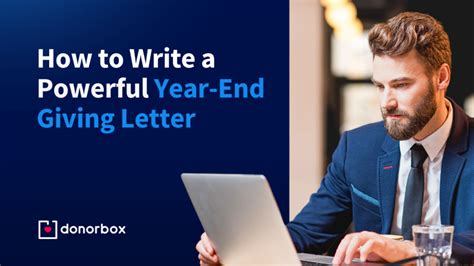 write  powerful year  giving letter samples