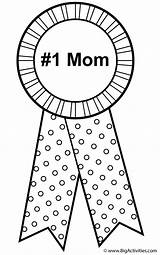 Ribbons Mothers sketch template