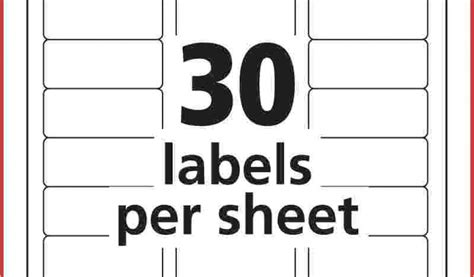 avery  label templates label template   sheet printable