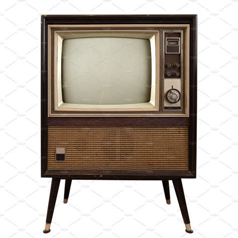 vintage tv  tv television  isolated technology stock  creative market