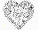 Mandala Heart Pages Divyajanani sketch template