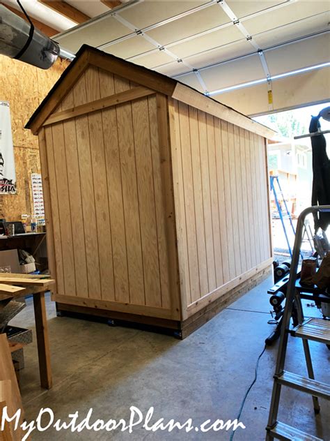 gable roof shed diy project myoutdoorplans