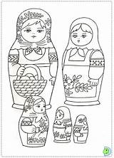 Dolls Coloring Russian Matryoshka Dinokids Doll Nesting Matrioshka Para Pages Drawing Getdrawings Template Close Matrioskas Bonecas Chinesas sketch template