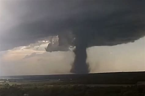 drone captured  tornado   terrifying