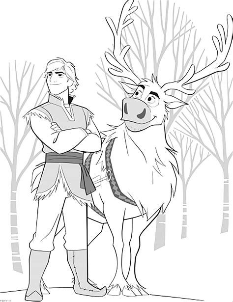 coloring pages  frozen sven video
