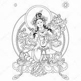 Buddhism Tibetan Krishna Bodhisattva Hare Janmashtami Krishnas Hindu Clipground sketch template