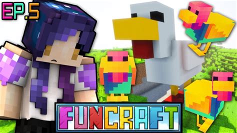 rainbow chicken dungeon and getting wings funcraft