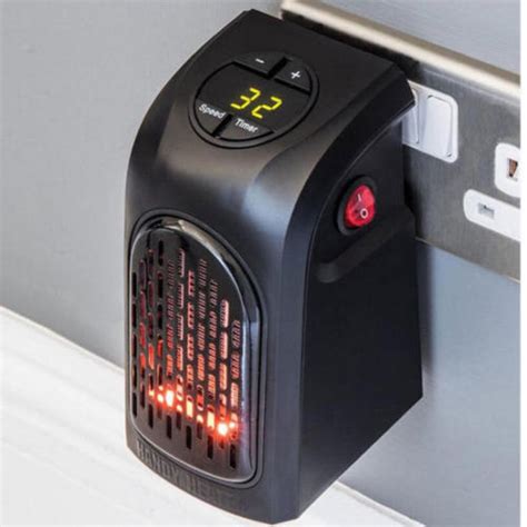 mini portable plug  electric wall heater pricedropstore