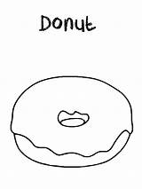 Donut Coloring Pages Donuts Printable Colouring Kids Sheets Print Template Cartoon Dunkin Choose Board Cake Search sketch template