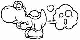 Yoshi Coloring Pages Egg Printable Getcolorings sketch template