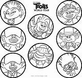 Trolls Tour Coloring Pages Xcolorings Noncommercial Individual Print Use Printable sketch template
