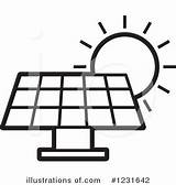 Solar Coloring Energy Sheets Panel Clipart Template Pages sketch template