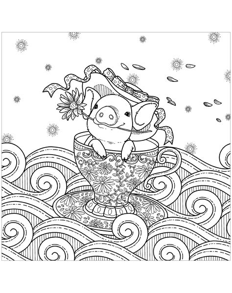 printable piggy coloring pages