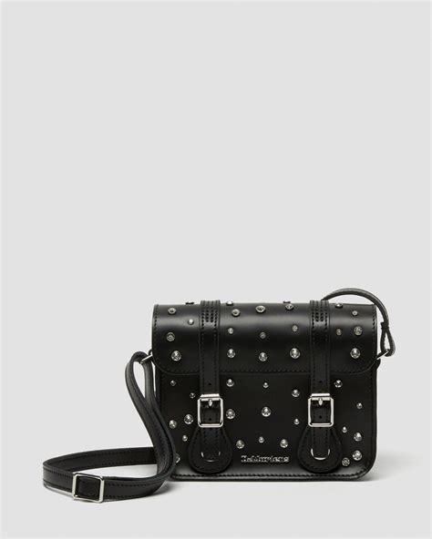 dr martens  satchel embellished  crystals  swarovski  black lyst