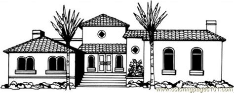 coloring pages  houses  gardens
