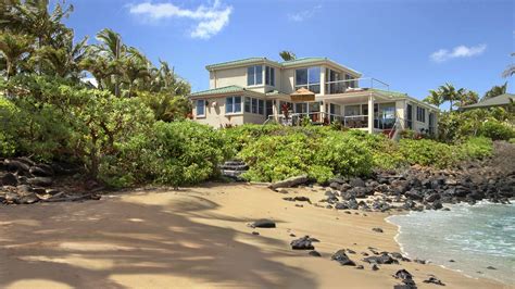 islands magazine   names sandy beach house  top  villa kauai vacation rentals