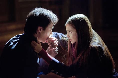 oh look another intense moment for elena and damon elena on the