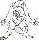 Coloring Pages Wolfman Getdrawings sketch template