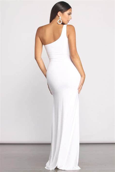 janie formal  shoulder dress   strapless dress formal dresses white strapless dress