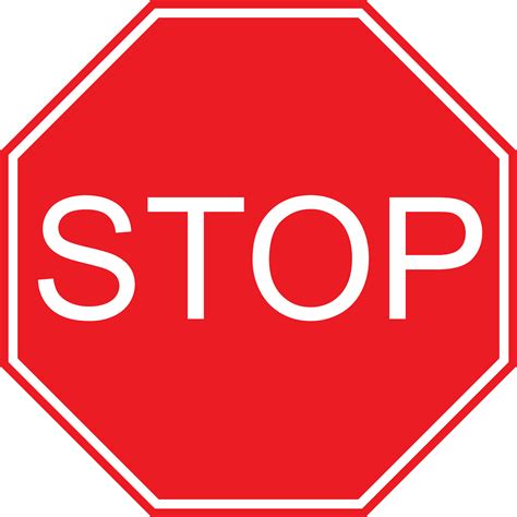 stop sign jpeg clipart