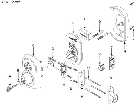 schlage bebef camelot programmable keyless deadbolt installation manual