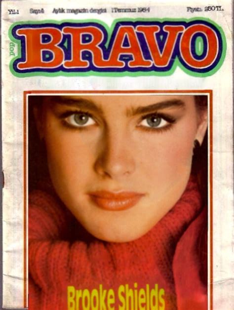 Brooke Shields Covers Bravo Magazine Turkey 1984 Brooke Shields