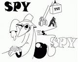 Spy Vs Coloring Pages Deviantart Popular Library Favourites sketch template
