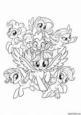 Pony Mlp Mane Colorear Colouring Mermaid ポニー リトル Ausmalen Ausmalbild マイ 塗り絵 無料 Fluttershy Sirena Ponis раскраска Malbuch Buch Basteln sketch template