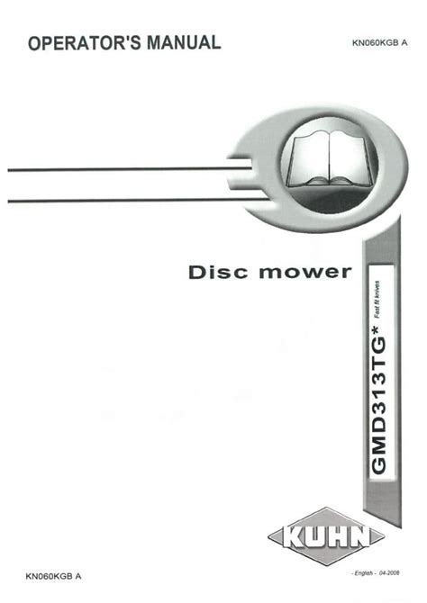 kuhn disc mower gmdtg operators manual