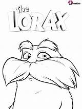 Lorax Pages Coloring Seuss Dr Printable Bubakids sketch template