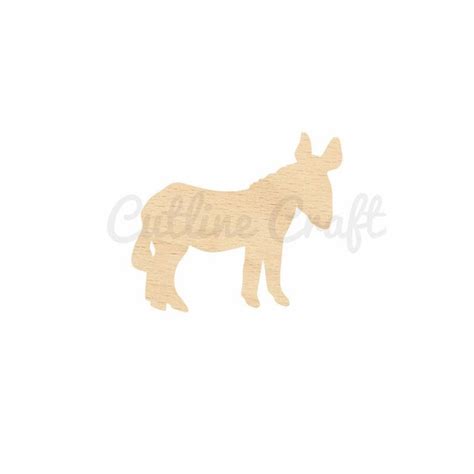 donkey cutout shapes crafts gift tags ornaments  cutlinecraft
