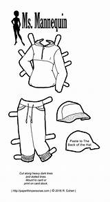 Coloring Pages Getdrawings Mannequin sketch template