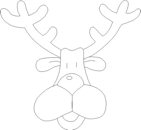 reindeer coloring pages  coloring pages collections