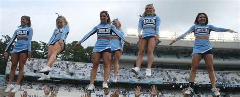 Pin By Fan Of Redheads On Photo Tribute To Unc Cheerleaders Unc Fans