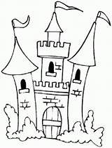 Castillos Edad Princesas Niñas sketch template
