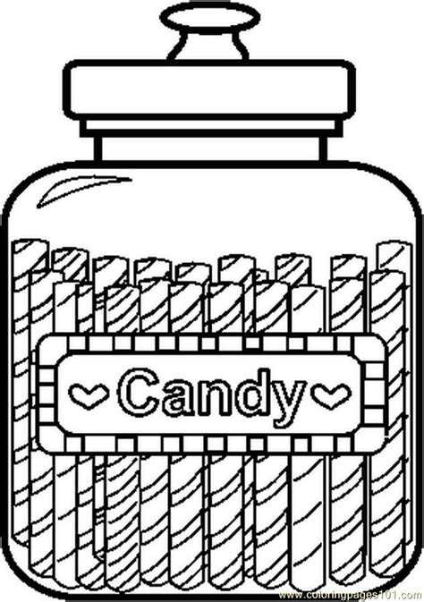 coloring pages candyjarbw food fruits candy  printable