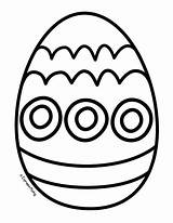 Coloring Egg sketch template