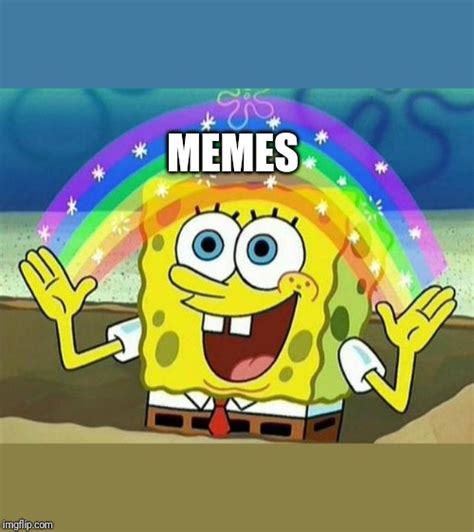 spongebob rainbow memes imgflip