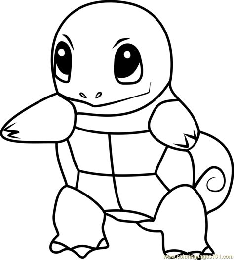 squirtle pokemon  coloring page  pokemon  coloring pages